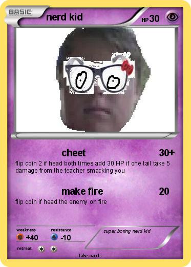 Pokemon nerd kid