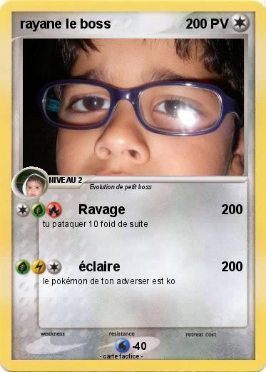 Pokemon rayane le boss