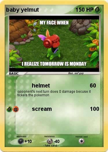 Pokemon baby yelmut