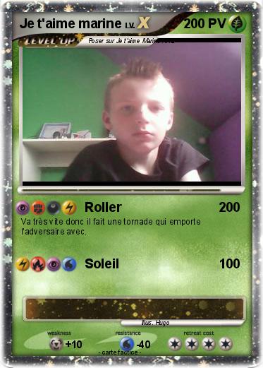 Pokemon Je t'aime marine