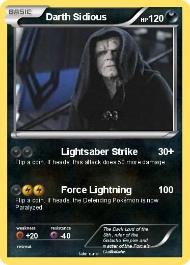 Pokemon Darth Sidious