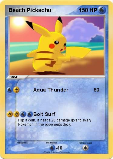 Pokemon Beach Pickachu