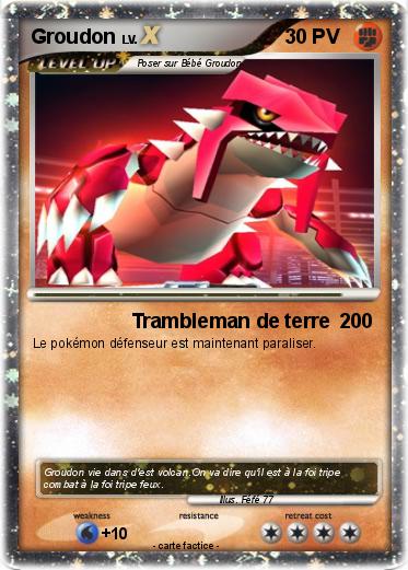 Pokemon Groudon