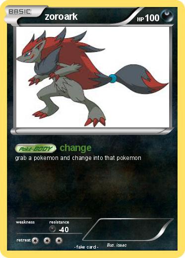 Pokemon zoroark