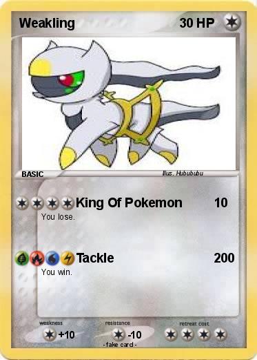 Pokemon Weakling
