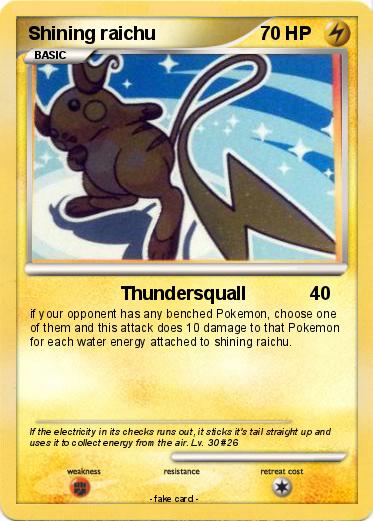 Pokemon Shining raichu