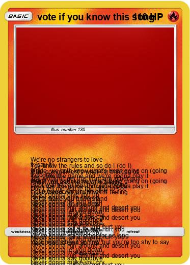 Pokemon vote if you know this song