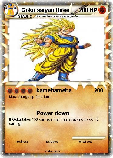 Pokemon Goku saiyan three