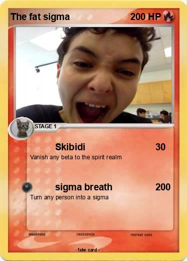 Pokemon The fat sigma