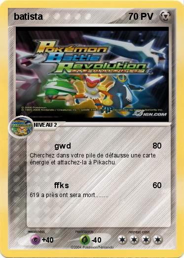 Pokemon batista