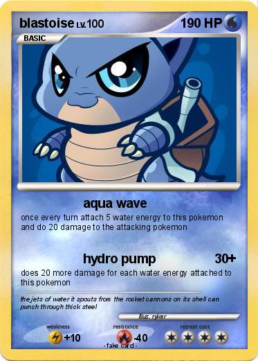 Pokemon blastoise