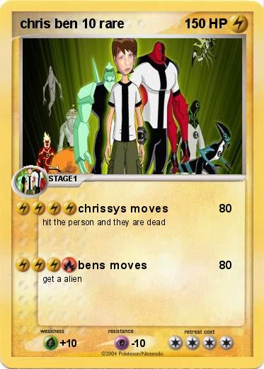 Pokemon chris ben 10 rare