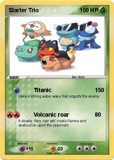 Pokemon Starter Trio