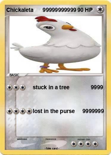 Pokemon Chickaleta      99999999999
