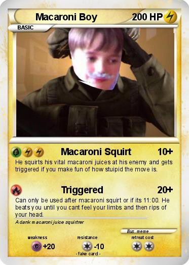 Pokemon Macaroni Boy