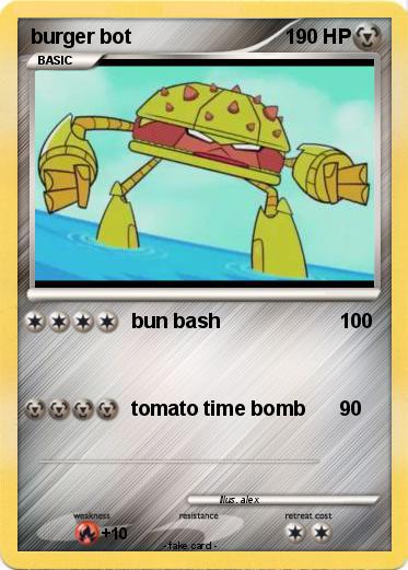 Pokemon burger bot