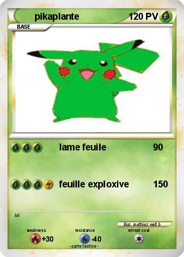 Pokemon pikaplante