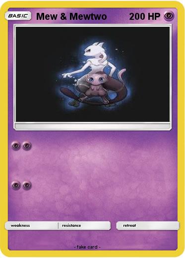 Pokemon Mew & Mewtwo