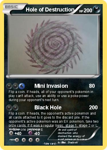 Pokemon Hole of Destruction
