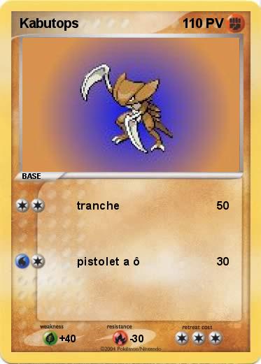 Pokemon Kabutops
