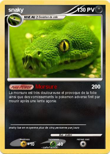Pokemon snaky