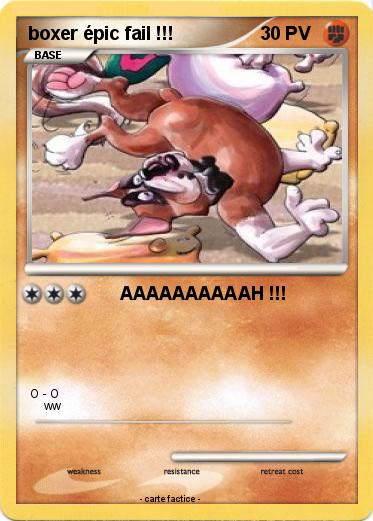 Pokemon boxer épic fail !!!