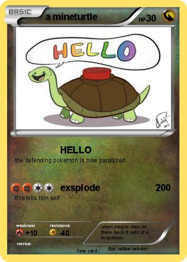Pokemon a mineturtle