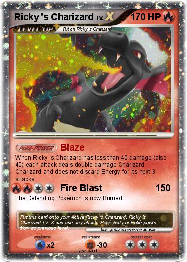 Pokemon Ricky 's Charizard