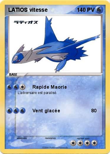 Pokemon LATIOS vitesse