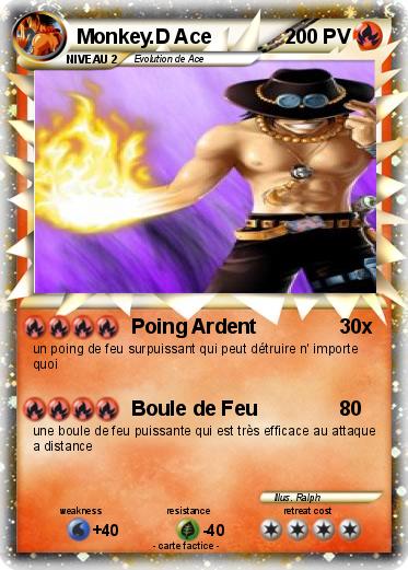 Pokemon Monkey.D Ace