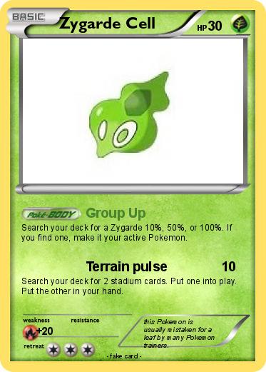 Pokemon Zygarde Cell