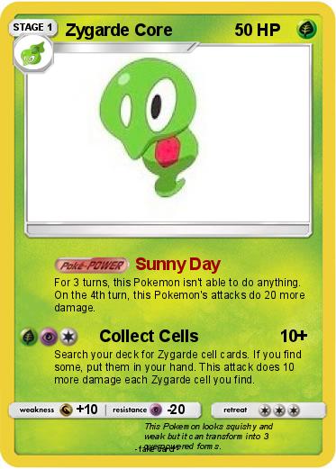 Pokemon Zygarde Core
