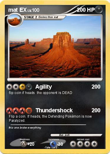 Pokemon mat EX