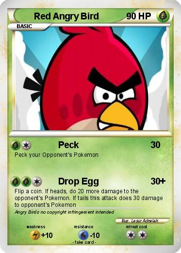 Pokemon Red Angry Bird
