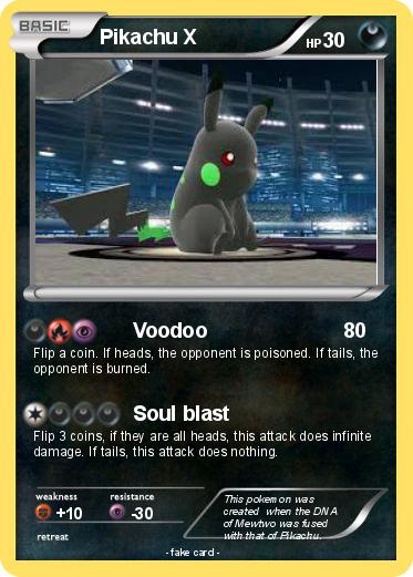 Pokemon Pikachu X