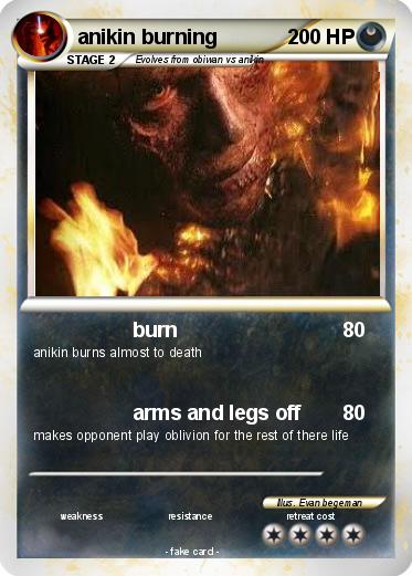 Pokemon anikin burning