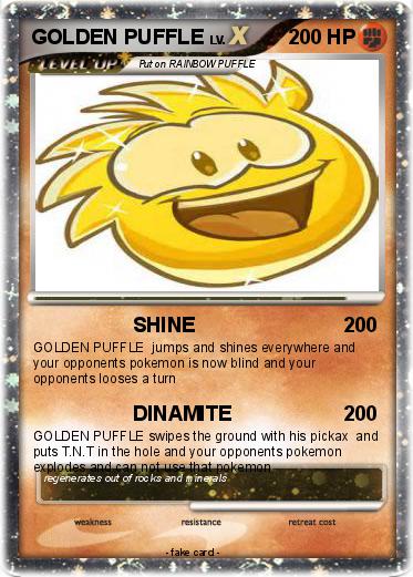 Pokemon GOLDEN PUFFLE