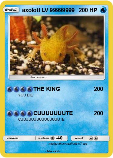 Pokemon axolotl LV 99999999