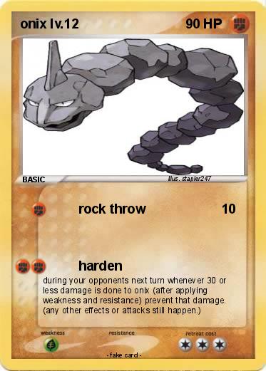 Pokemon onix lv.12