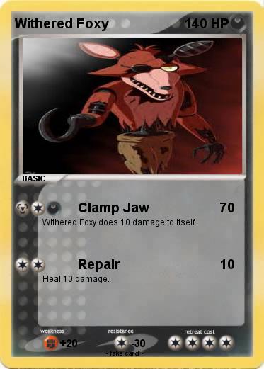 Pokemon Withered Foxy