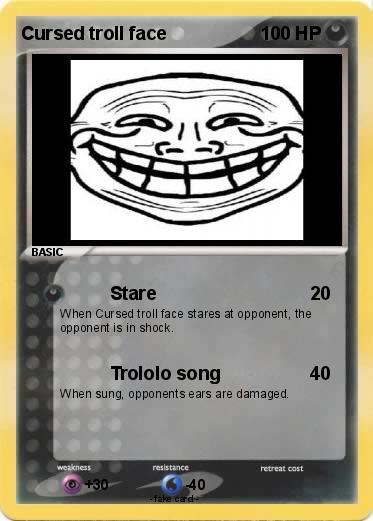 Pokemon Cursed troll face