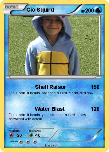 Pokemon Gio Squird