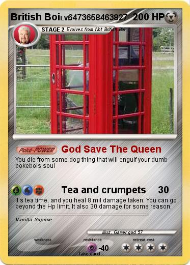 Pokemon British Boi