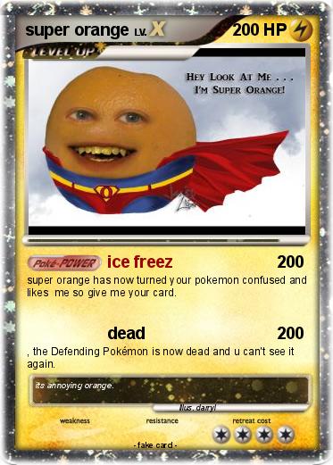 Pokemon super orange