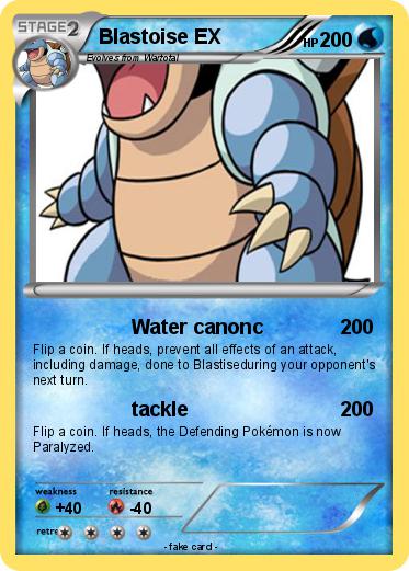 Pokemon Blastoise EX