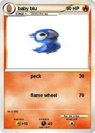 Pokemon baby blu