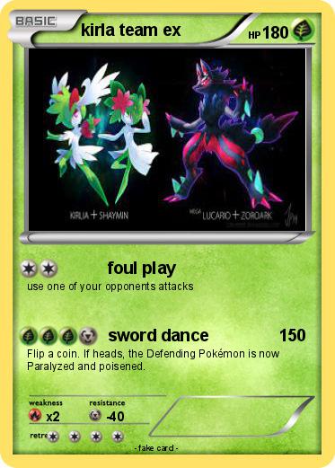Pokemon kirla team ex