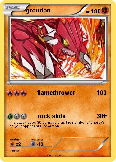 Pokemon groudon