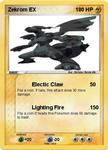 Pokemon Zekrom EX