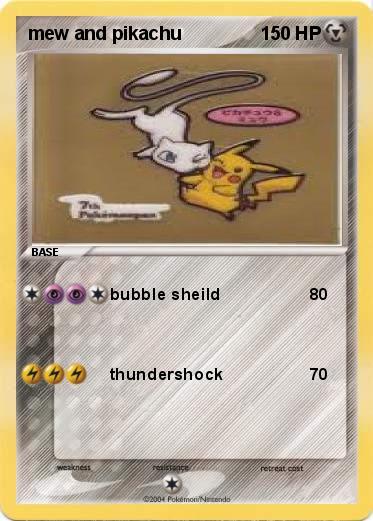 Pokemon mew and pikachu